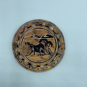 Vintage African Soapstone Plate from Kenya